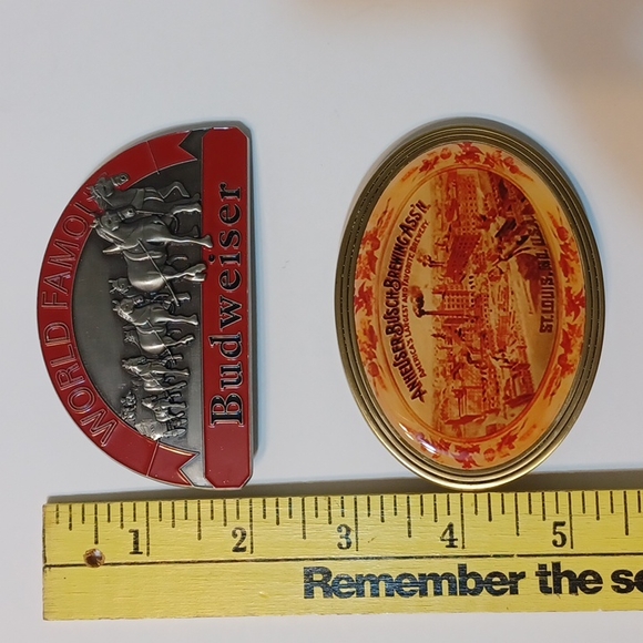 NIB The Bradford Exchange Anheuser-Busch/ Budweiser Belt Buckle Set w/COA - Gift - Picture 8 of 11